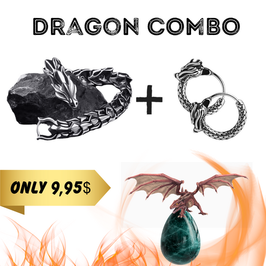 Dragon Combo (Bracelet + Earrings)