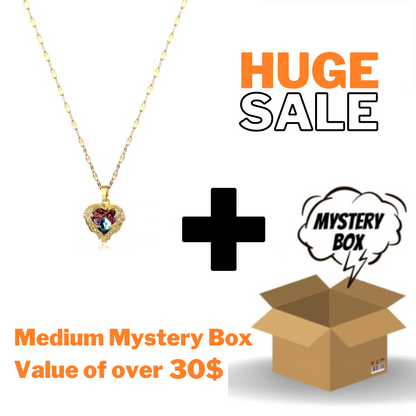 Crystal Heart Necklace [Free Today]