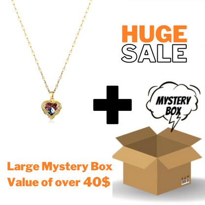 Crystal Heart Necklace [Free Today]