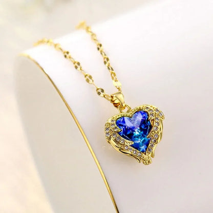 Crystal Heart Necklace [Free Today]