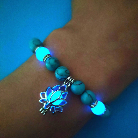 Glowing Lotus Bracelet